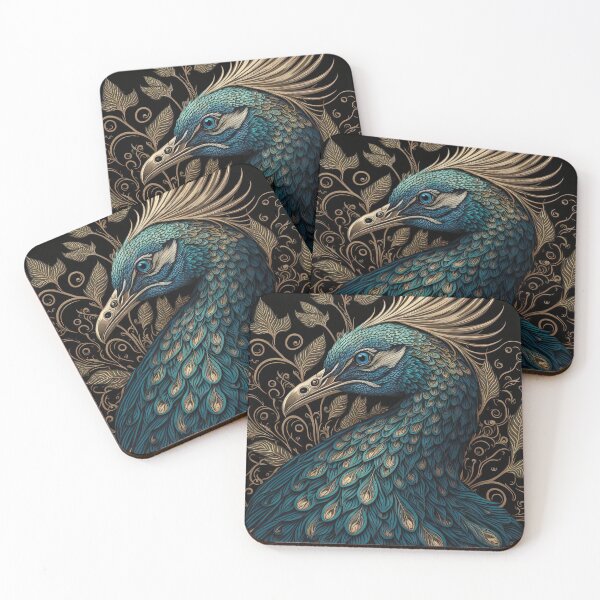 Item preview, Dark Turquoise Peacock (Variation) designed and sold by OccultDreams.