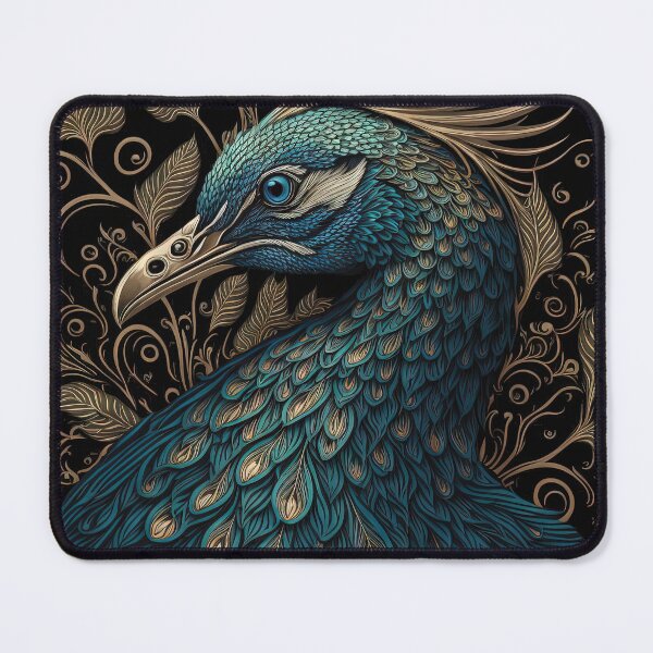 Item preview, Dark Turquoise Peacock (Variation) designed and sold by OccultDreams.