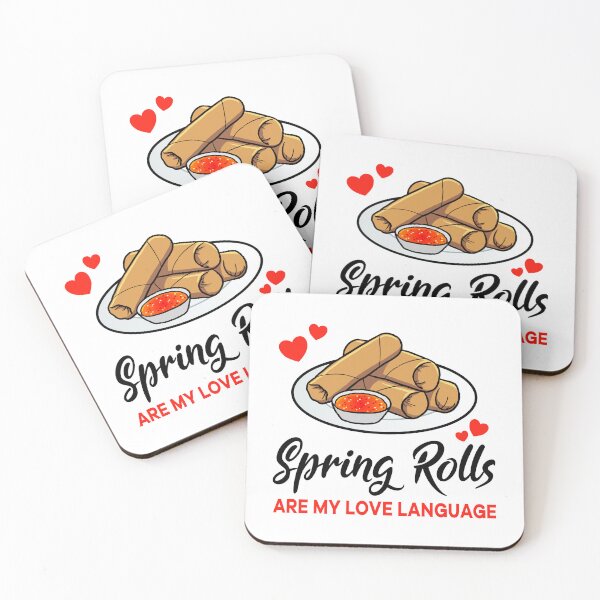 Item preview, Spring Rolls are my Love Language designed and sold by jonmlam.