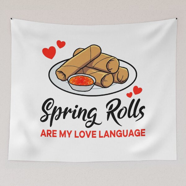 Item preview, Spring Rolls are my Love Language designed and sold by jonmlam.