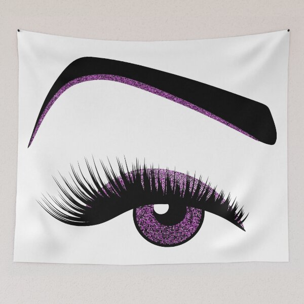 Item preview, Glittery pink eye with makeup designed and sold by sashica.
