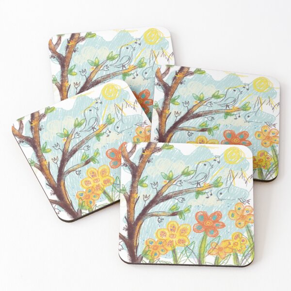 Item preview, Singing birds on tree branch designed and sold by Fransyn.