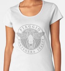 Piaggio Pontedera Italia (light print) Women's Premium T-Shirt