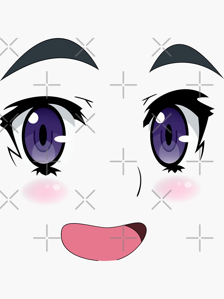 Eyes and Mouth Anime Manga Face Photographic Print for Sale by LadyShop0