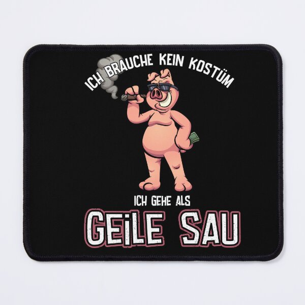 Item preview, Carnival costume cool horny pig with cigar designed and sold by Shirt-Expert.