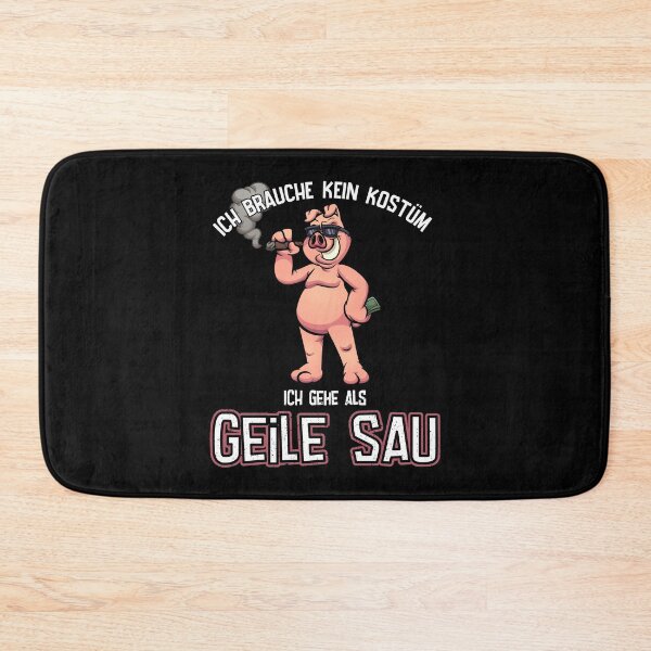 Item preview, Carnival costume cool horny pig with cigar designed and sold by Shirt-Expert.
