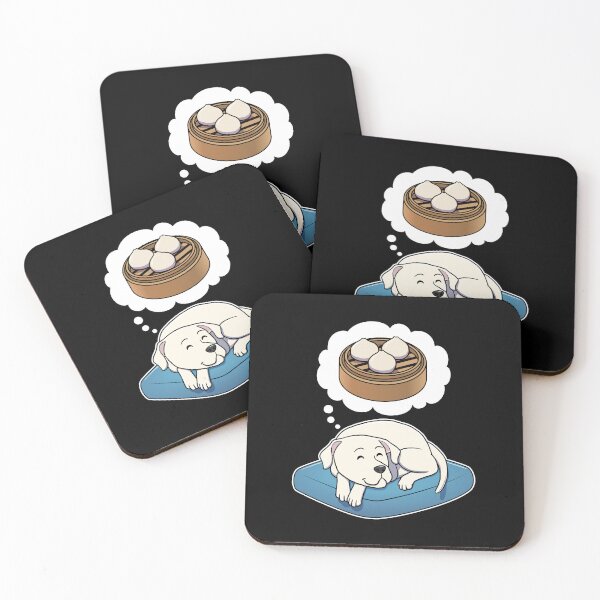 Item preview, Dogo Argentino dreaming about Dim Sum Buns designed and sold by DoggieDelights.