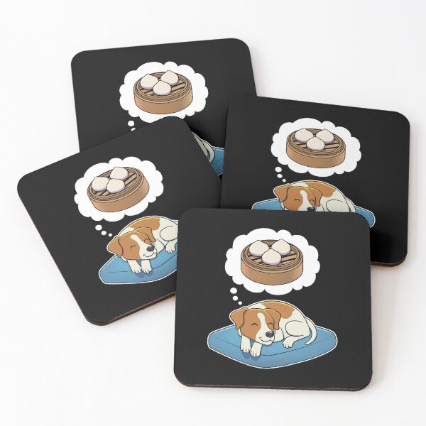Item preview, Jack Russell Terrier dreaming about Dim Sum Buns designed and sold by DoggieDelights.