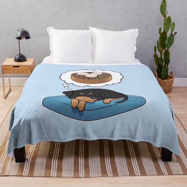 Item preview, Miniature Pinscher dreaming about Dim Sum Buns designed and sold by DoggieDelights.