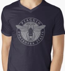 Piaggio Pontedera Italia (light print) Men's V-Neck T-Shirt
