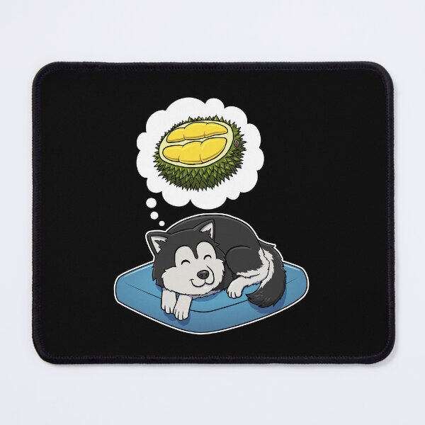 Aperçu de l'œuvre Alaskan Malamute dreaming about Durian créée et vendue par DoggieDelights.