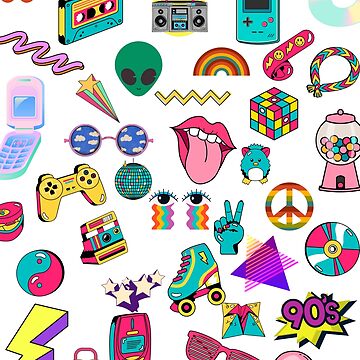 ☆AZ☆ Hiphop 90s Vintage Sticker Hip hop 90s