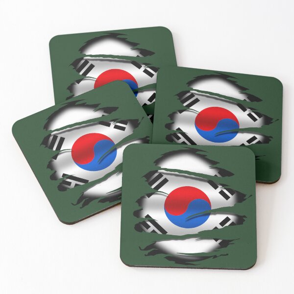 Item preview, Korea - Korea - Torn Flag - Tattoo designed and sold by WdiCreative.
