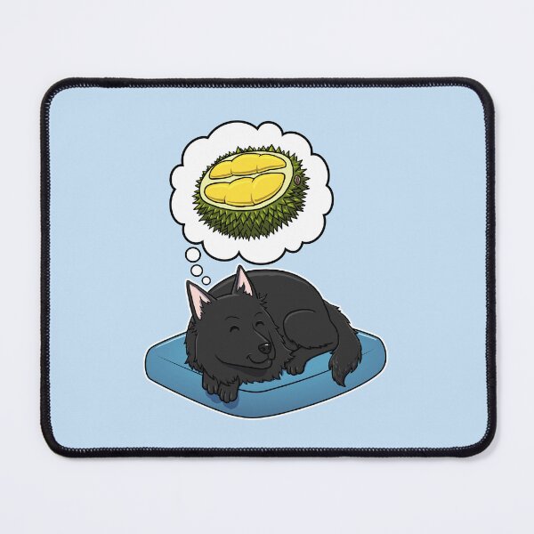 Item preview, Belgian Sheepdog dreaming about Durian designed and sold by DoggieDelights.