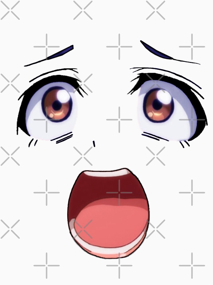 Eyes and Mouth Anime Manga Face | Essential T-Shirt