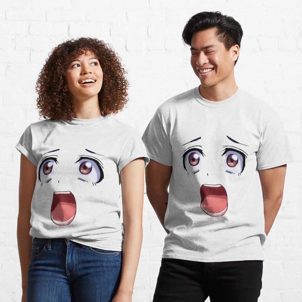 Eyes and Mouth Anime Manga Face | Essential T-Shirt