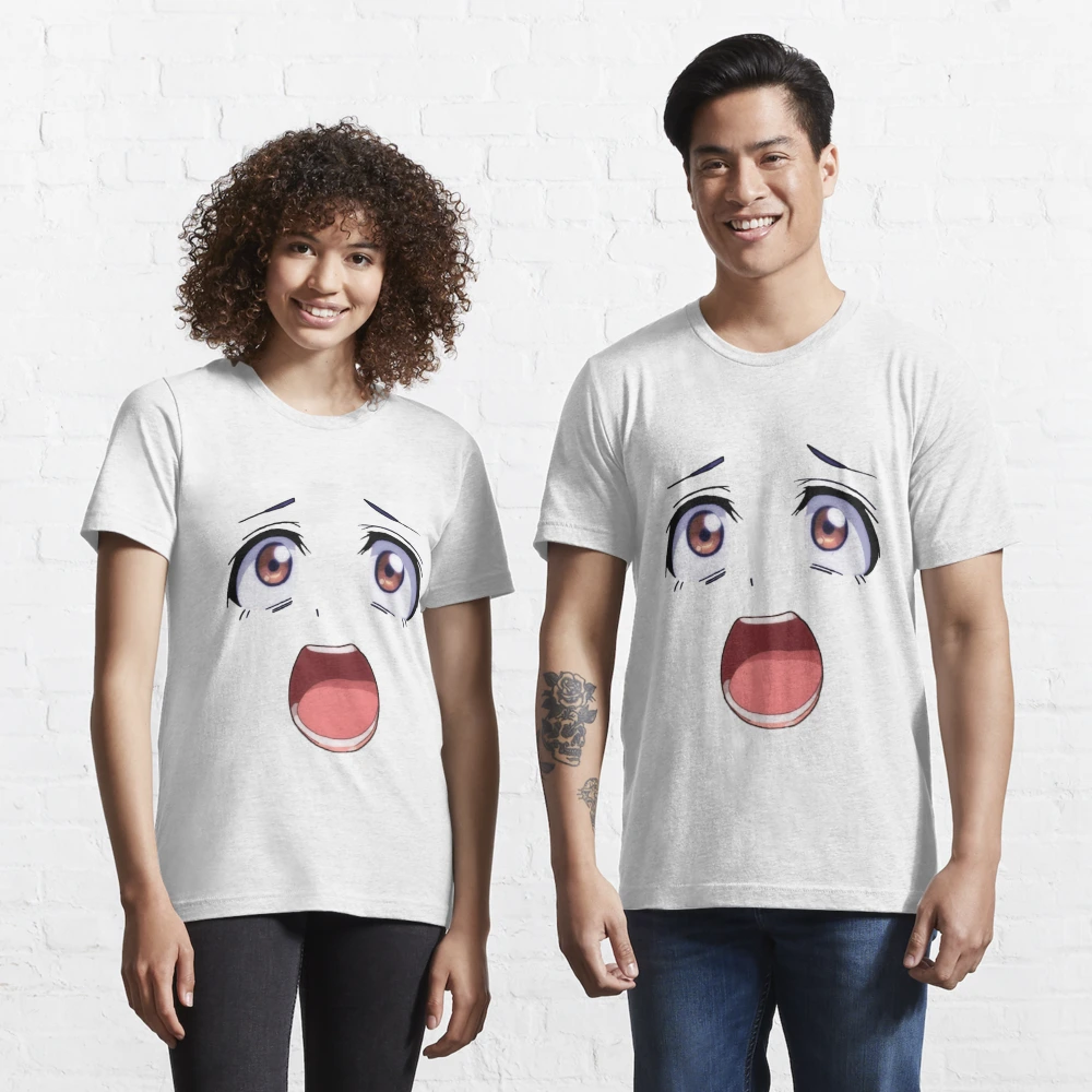 Eyes and Mouth Anime Manga Face | Essential T-Shirt