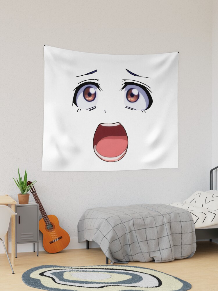 Eyes and Mouth Anime Manga Face Photographic Print for Sale by LadyShop0