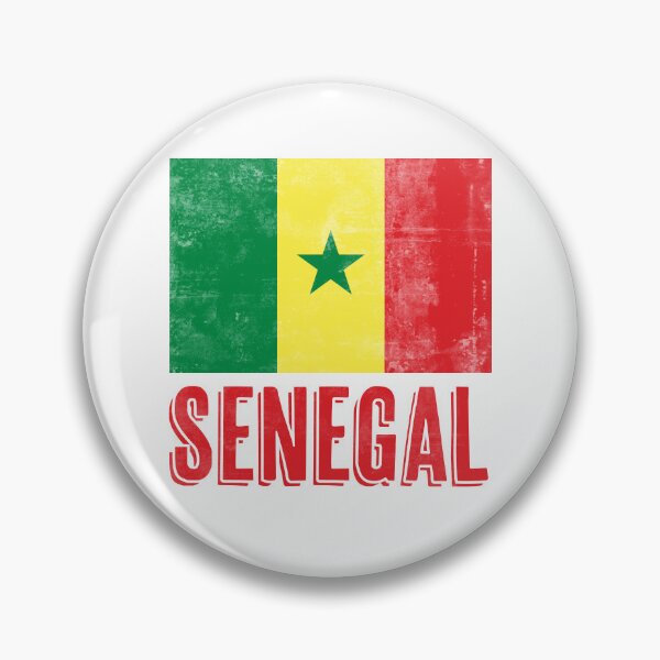 Artikelvorschau, Flagge von Senegal "Grunge"-Look. entworfen und verkauft von KTSubz Faith & Fun Designs.