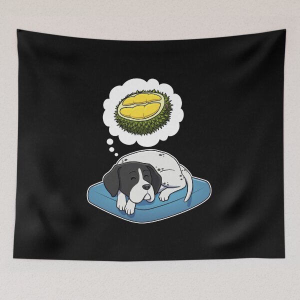 Item preview, English Pointer dreaming about Durian designed and sold by DoggieDelights.