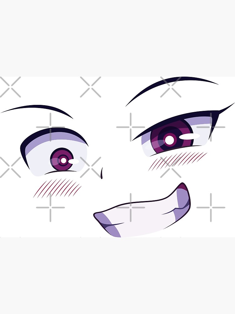 Eyes and Mouth Anime Manga Face Photographic Print for Sale by LadyShop0