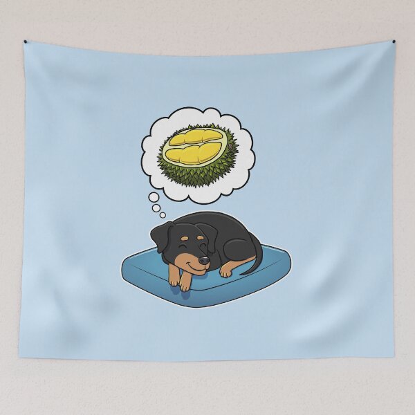 Item preview, Miniature Pinscher dreaming about Durian designed and sold by DoggieDelights.