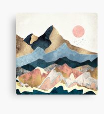 Golden Peaks Canvas Print