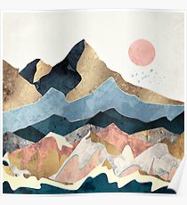 Golden Peaks Poster