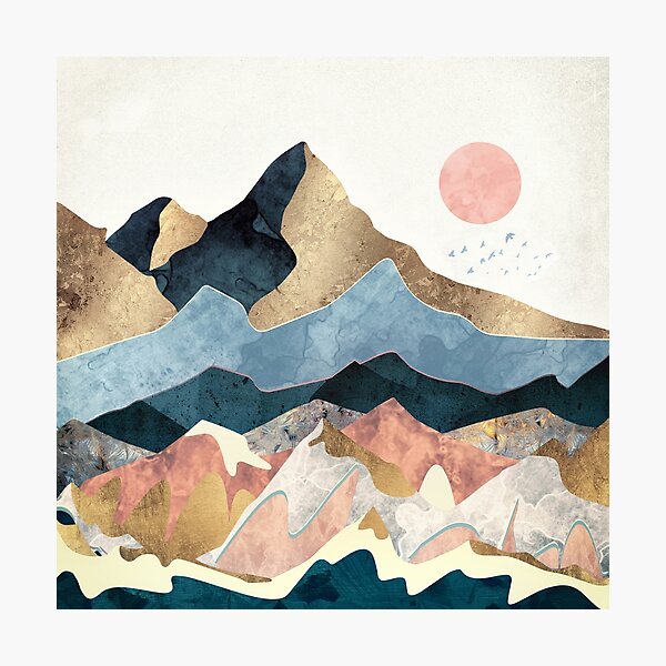 Item preview, Golden Peaks designed and sold by spacefrogdesign.