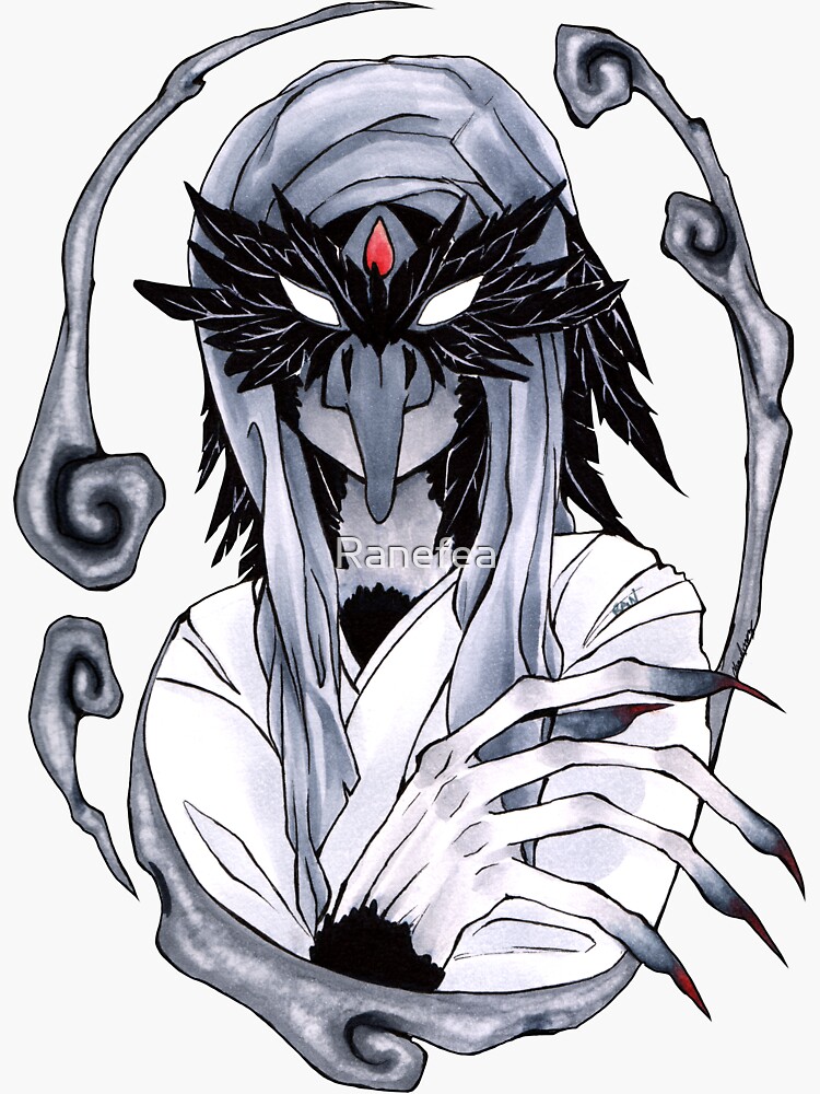 Karasu Tengu Sticker By Ranefea Redbubble   Bg,f8f8f8 Flat,750x,075,f Pad,750x1000,f8f8f8.u2 