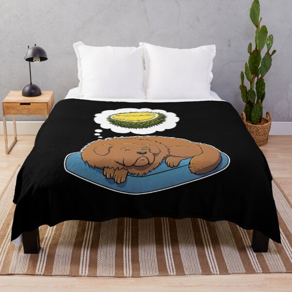 Item preview, Tibetan Mastiff dreaming about Durian designed and sold by DoggieDelights.