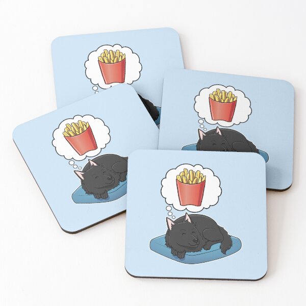 Item preview, Belgian Sheepdog dreaming about French Fries designed and sold by DoggieDelights.