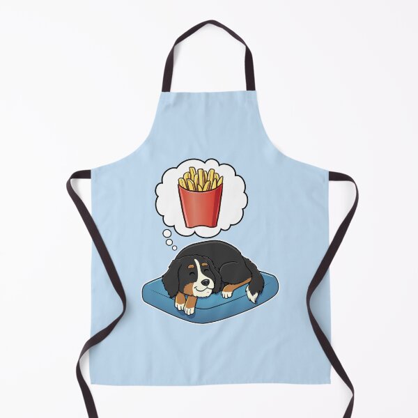 Artikelvorschau, Bernese Mountain Dog dreaming about French Fries entworfen und verkauft von DoggieDelights.