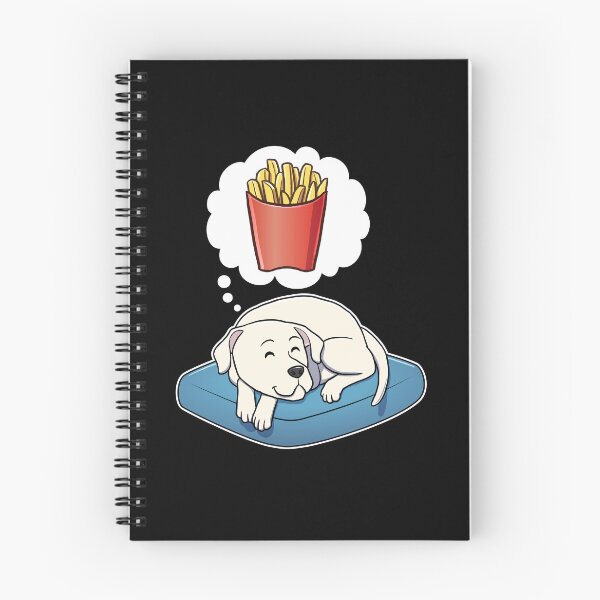 Item preview, Dogo Argentino dreaming about French Fries designed and sold by DoggieDelights.