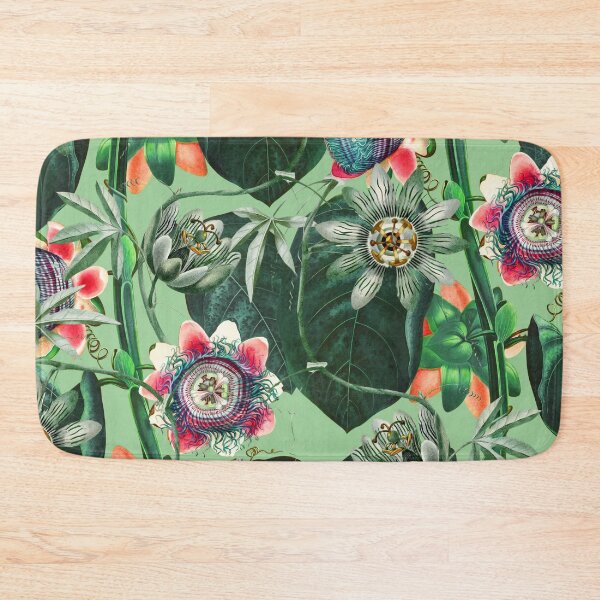 Item preview, Passifloreae Floral Pattern designed and sold by Burcu Korkmazyurek.
