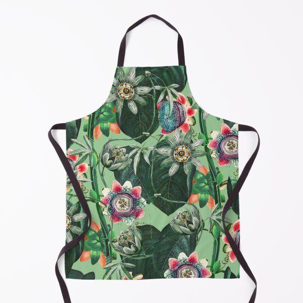 Item preview, Passifloreae Floral Pattern designed and sold by Burcu Korkmazyurek.