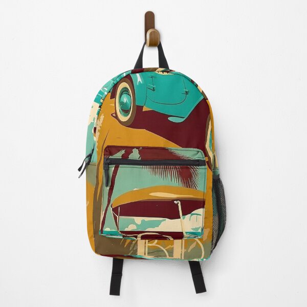 Item preview, Brazil Beach Buggy Vintage Travel Art Poster designed and sold by OldTravelArt.