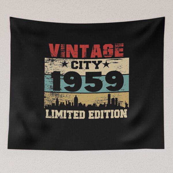 Item preview, Vintage 1959, 64th Birthday limited edition Gift designed and sold by ahmedbakkali.