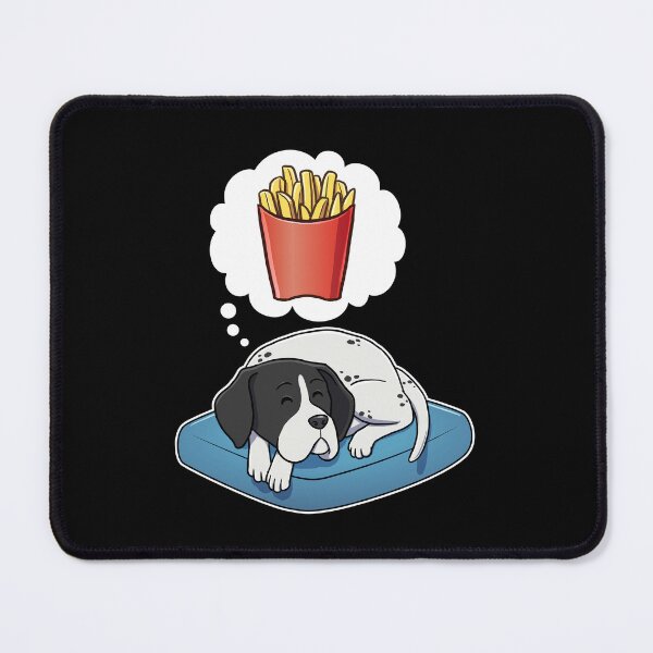 Aperçu de l'œuvre English Pointer dreaming about French Fries créée et vendue par DoggieDelights.