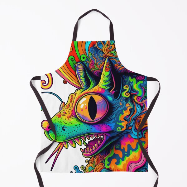 Item preview, trippy psychedelic wolf designed and sold by GooseTees90.