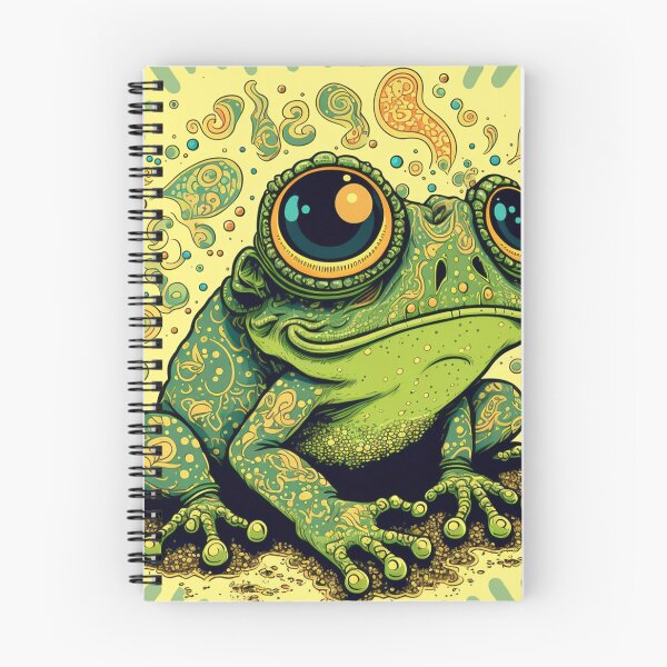 Item preview, trippy psychedelic frog designed and sold by GooseTees90.