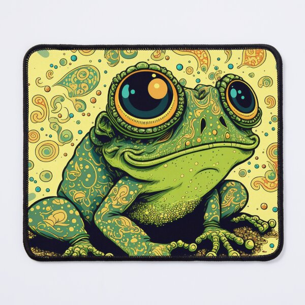 Item preview, trippy psychedelic frog designed and sold by GooseTees90.