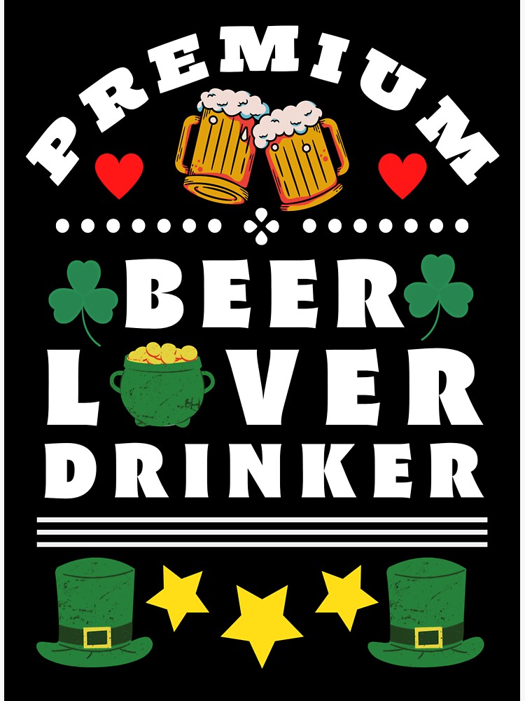 Sticker for Sale mit Premium-Bierliebhaber-Trinker! Besondere