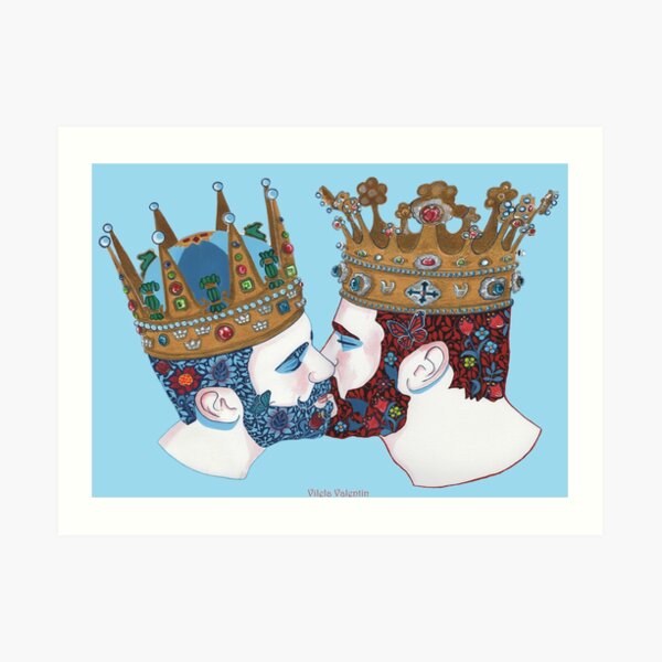 zwei Königreiche Art Print
