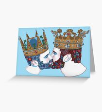 zwei Königreiche Greeting Card