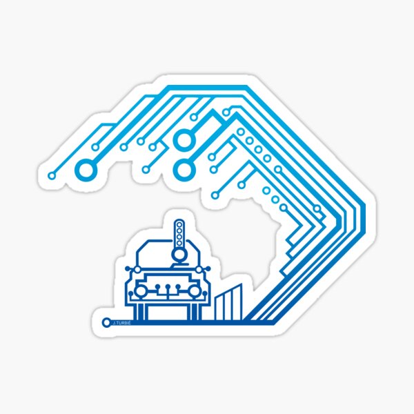 Wave-Circuit Sticker