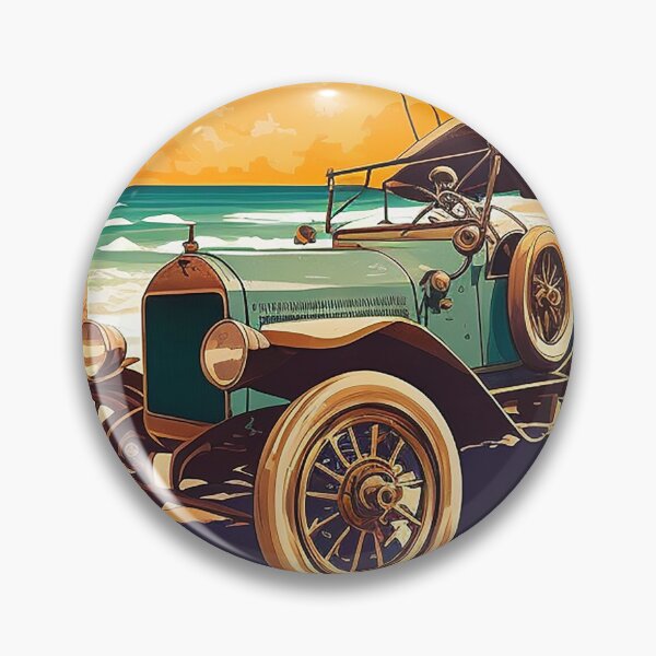 Item preview, Hawaii Beach Buggy Vintage Travel Art Poster designed and sold by OldTravelArt.