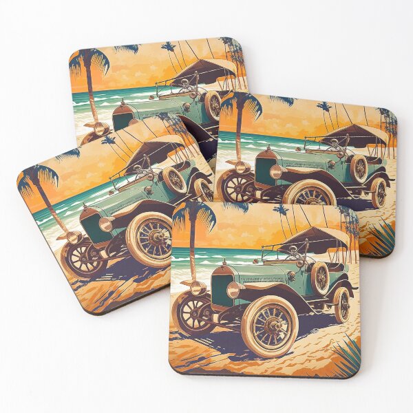Item preview, Hawaii Beach Buggy Vintage Travel Art Poster designed and sold by OldTravelArt.