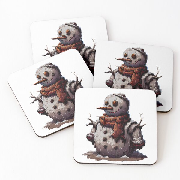 Item preview, Pixel art snowman. designed and sold by Pixelarium.