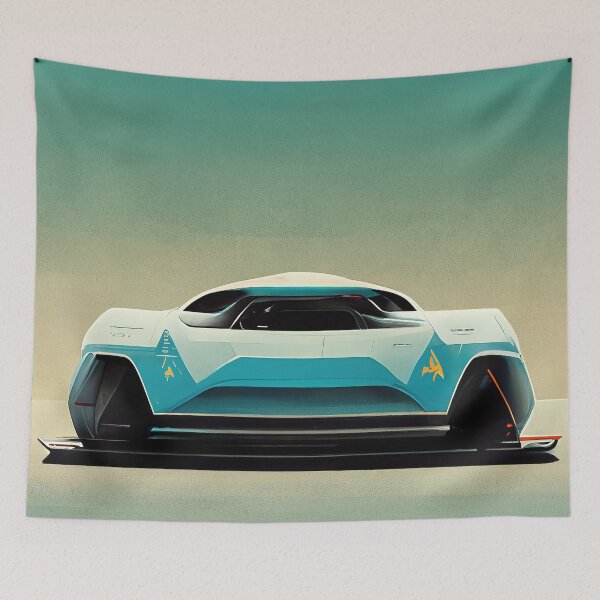 Item preview, Car Formel One Futuristic Vintage Illustration Colorful Fast designed and sold by HRMNY25.